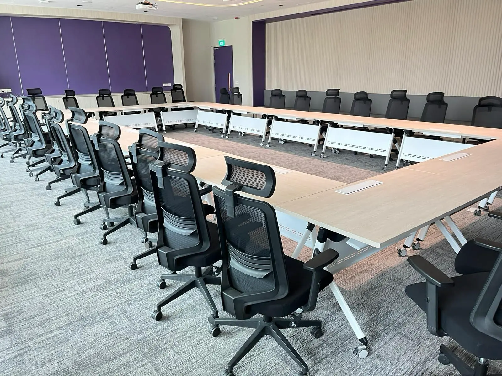 Corporate office furniture by Office Planner for EBM-PAPST SEA PTE. LTD